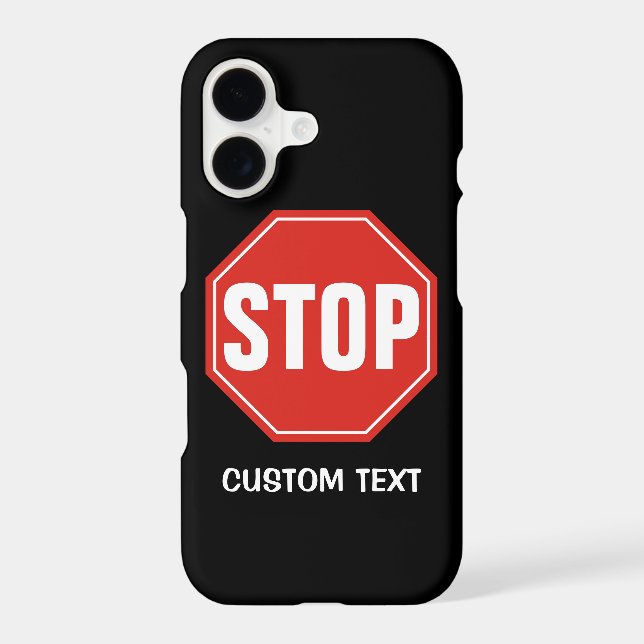 STOP Sign Case-Mate iPhone Case (Back)