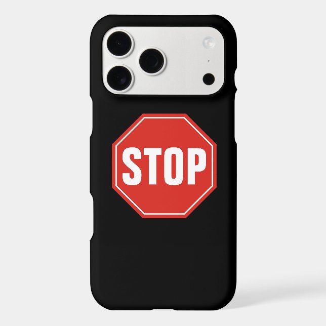 STOP Sign Case-Mate iPhone Case (Back)