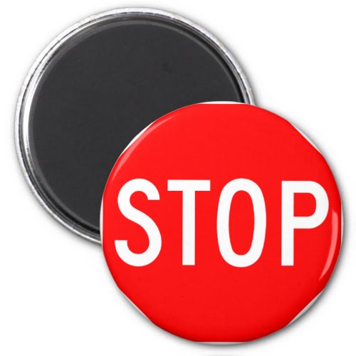 Stop Sign Customizable Magnet