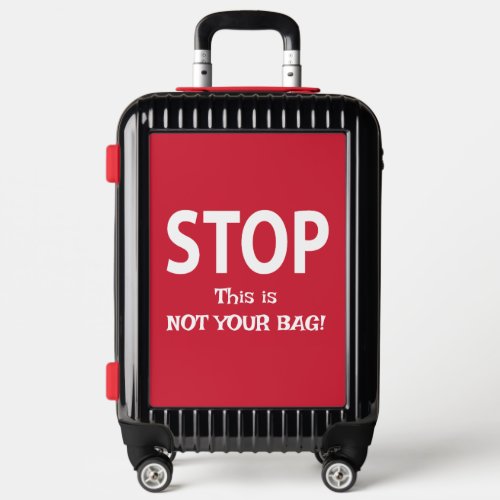 Stop Sign Design UGObag Carry_on Bag