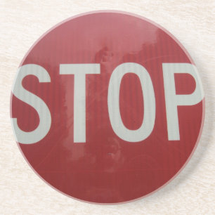Stop Sign Drink Coaster