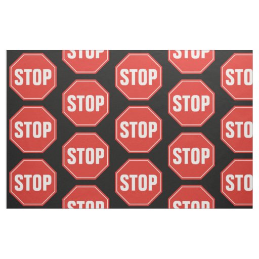 STOP Sign Fabric