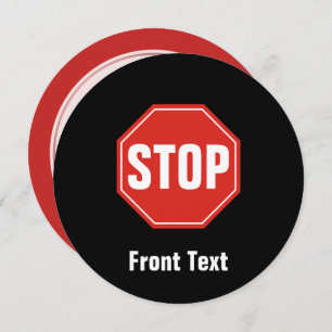 STOP Sign Invitation