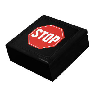 STOP Sign Jewelry Box