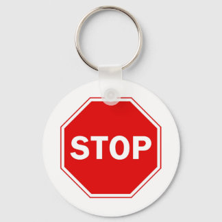Stop Sign Keychain