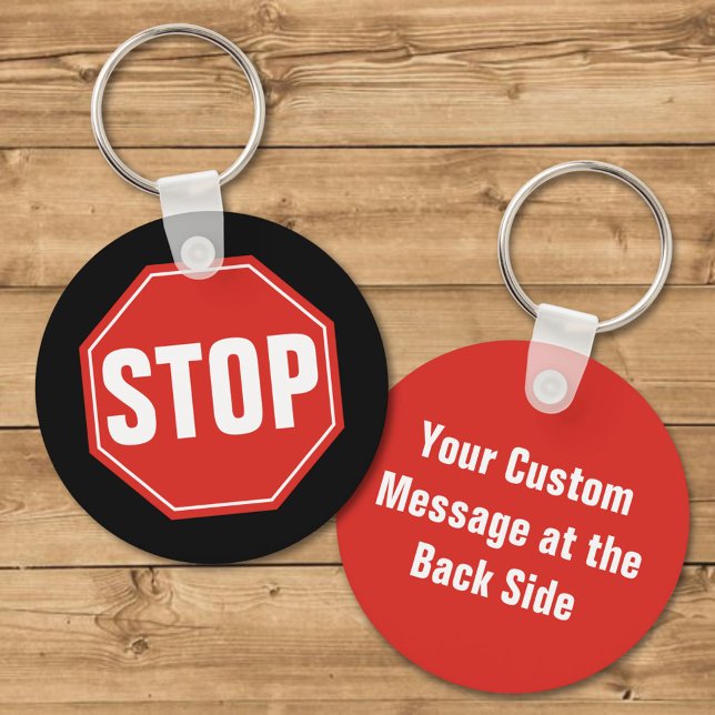 STOP Sign Keychain (Creator Uploaded)