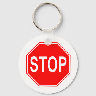 Stop Sign - Keychain