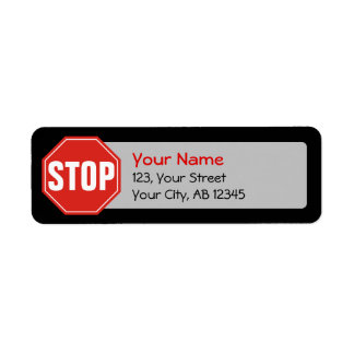 STOP Sign Label