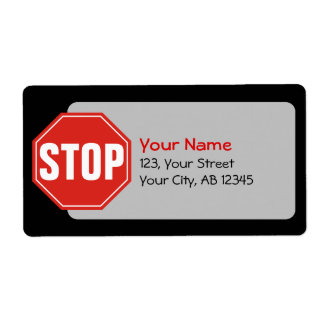 STOP Sign Label