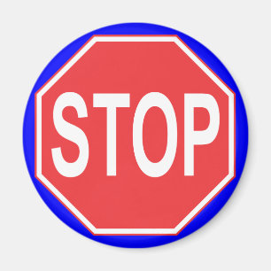 STOP SIGN MAGNET