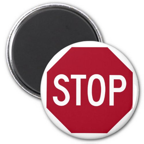 Stop Sign Magnet