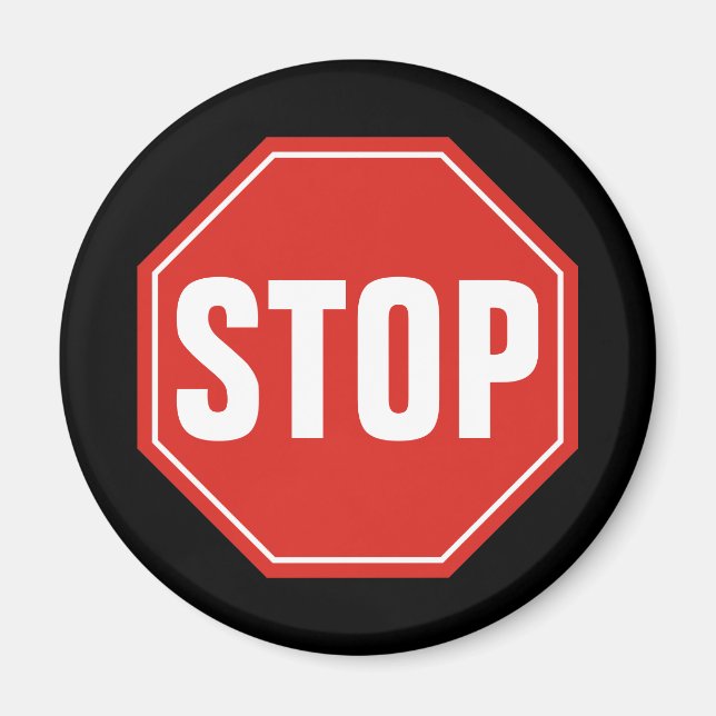 STOP Sign Magnet (Front)