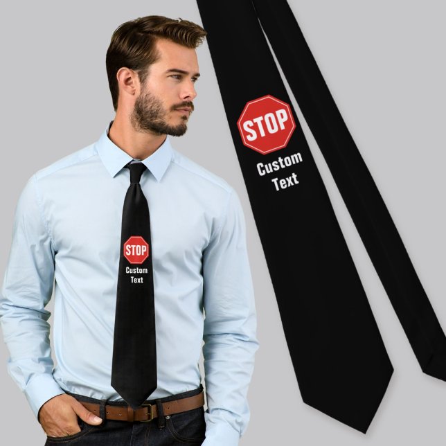 STOP Sign Neck Tie (Creator Uploaded)