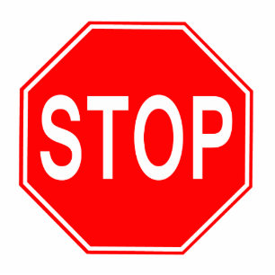 STOP Sign - Photo Sculpture