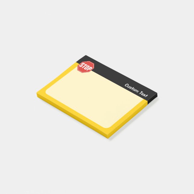 STOP Sign Post-it Notes (Angled)