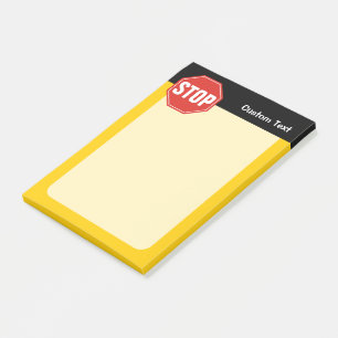 STOP Sign Post-it Notes