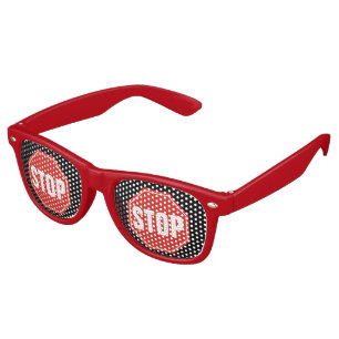 STOP Sign Retro Sunglasses