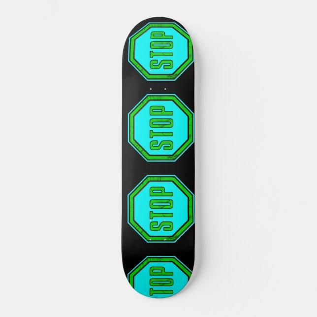 Stop sign skateboard (Front)