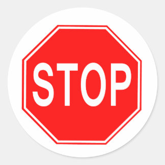 Stop Sign - sticker