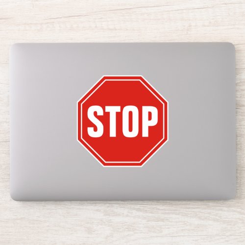 STOP Sign Sticker