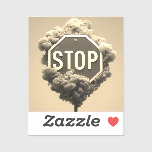 Stop Sign Sticker (Sheet)