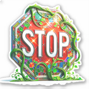 Stop Sign  Sticker