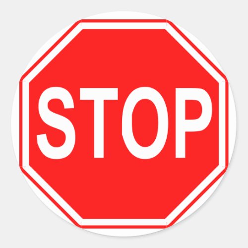 Stop Sign stickers