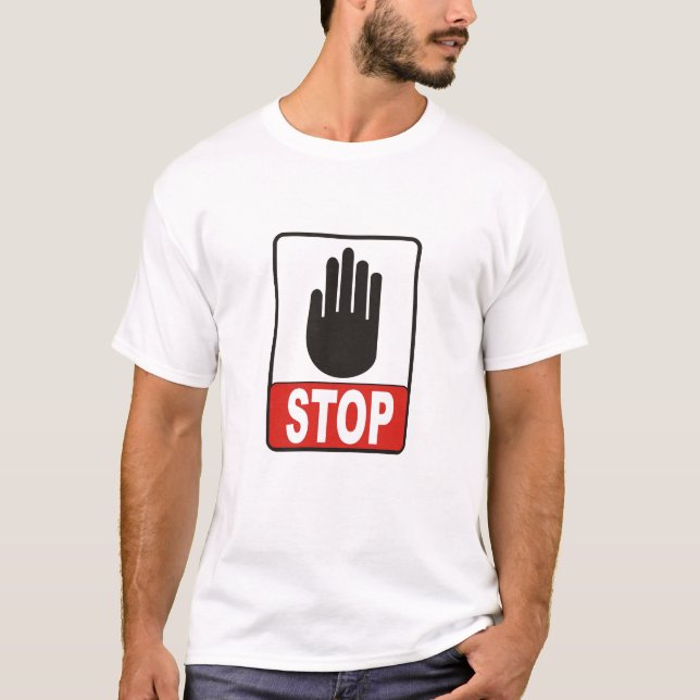 stop sign T-Shirt (Front)