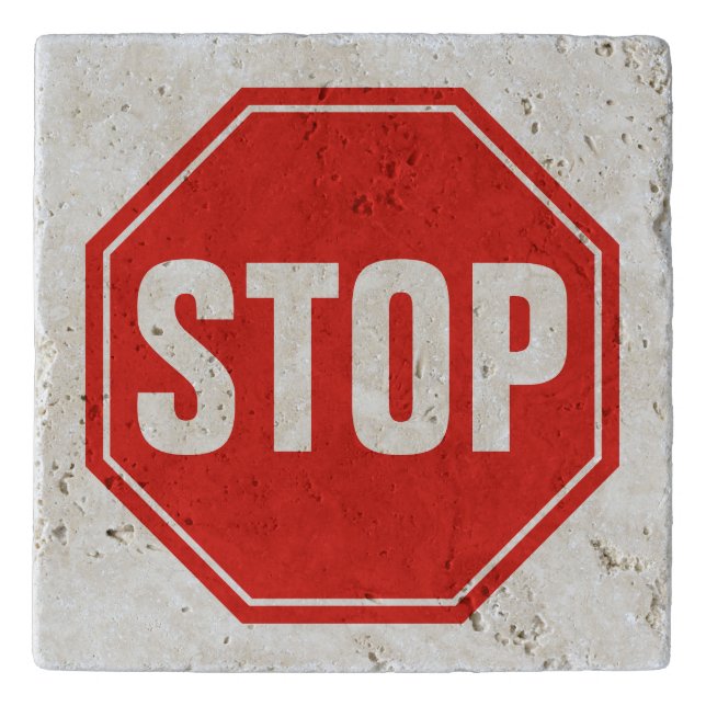 STOP Sign Trivet (Front)
