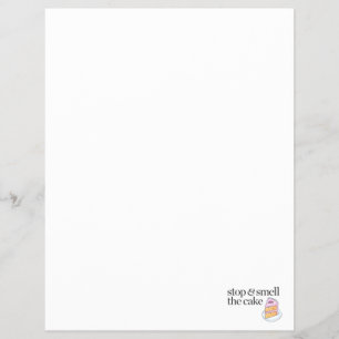 Stop & Smell the Cake Flyer