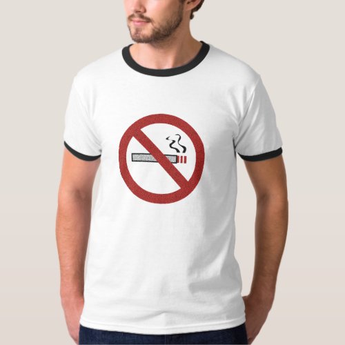 Stop Smoking Cigarette Custom T_shirts