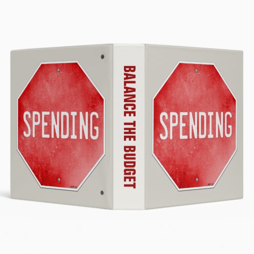 Stop Spending 3 Ring Binder