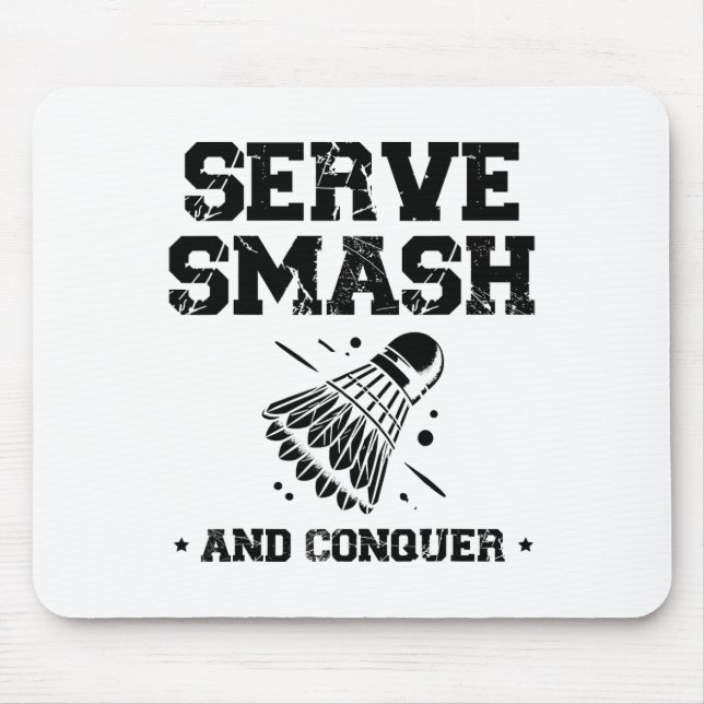 Stop Staring At My Badminton Player Racket 1  Mouse Pad (Front)