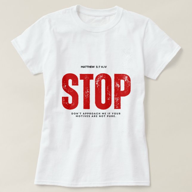 STOP T-Shirt (Design Front)