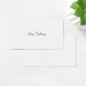 Stop Talking Cards (Desk)