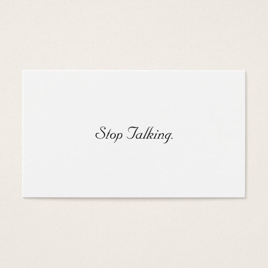 Stop Talking Cards (Front)