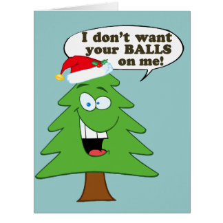 Stop The Abuse Of Christmas Trees Cards