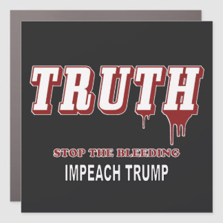 STOP The BLEEDING Car Magnet