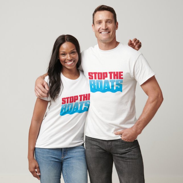 Stop the boats in the English Channel T-Shirt (Unisex)