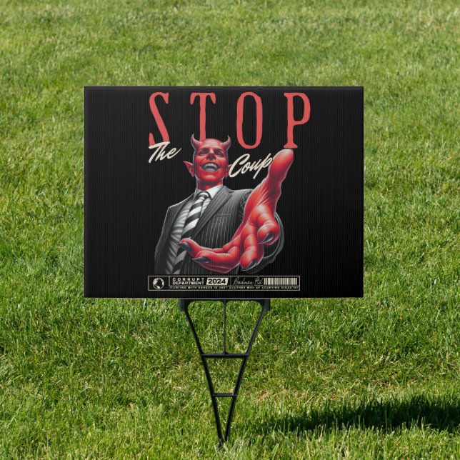 Stop the Coup Sign (Insitu)