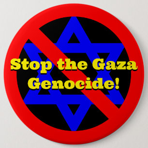 Stop the Gaza Genocide! Button