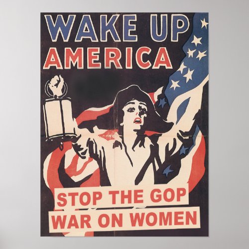 Stop the GOP War on Women Poster