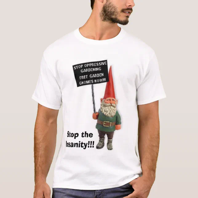 Stop the Insanity!!! T-Shirt | Zazzle