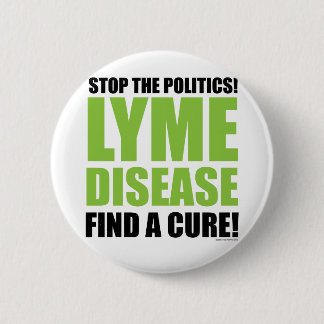 Stop the Politics Pinback Button