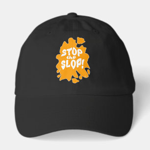 Stop the Slop Anti AI Statement Design Art Hat