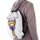 "Stop the Spit" Llama Drawstring Backpack "Stop the Spit" Llama Drawstring Backpack