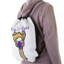 "Stop the Spit" Llama Drawstring Backpack