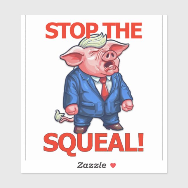 Stop The Squeal Sticker (Sheet)