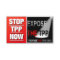 STOP THE TPP business cards