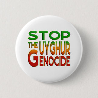 STOP THE UYGHUR GENOCIDE BUTTON